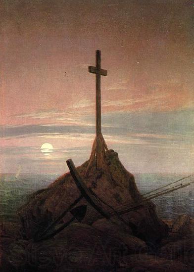 Caspar David Friedrich The Cross Beside The Baltic Spain oil painting art